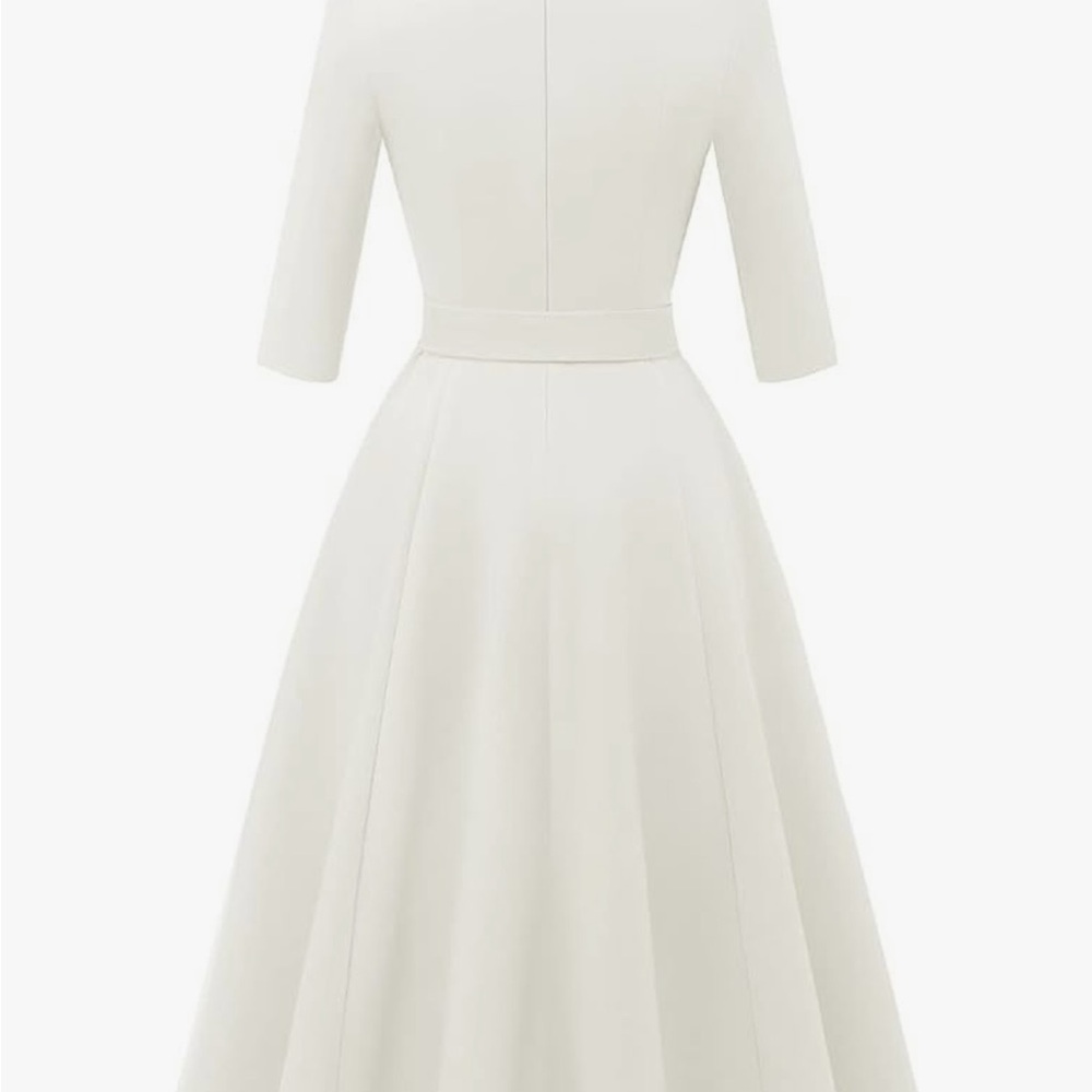 ✂️✂️Ivory Asymmetrical Dress - Picture 3 of 7